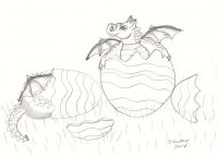 Easter dragons